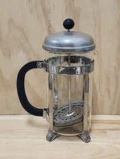 Vintage Melior Chambord 8 Cup Pyrex French Press Coffee Maker 