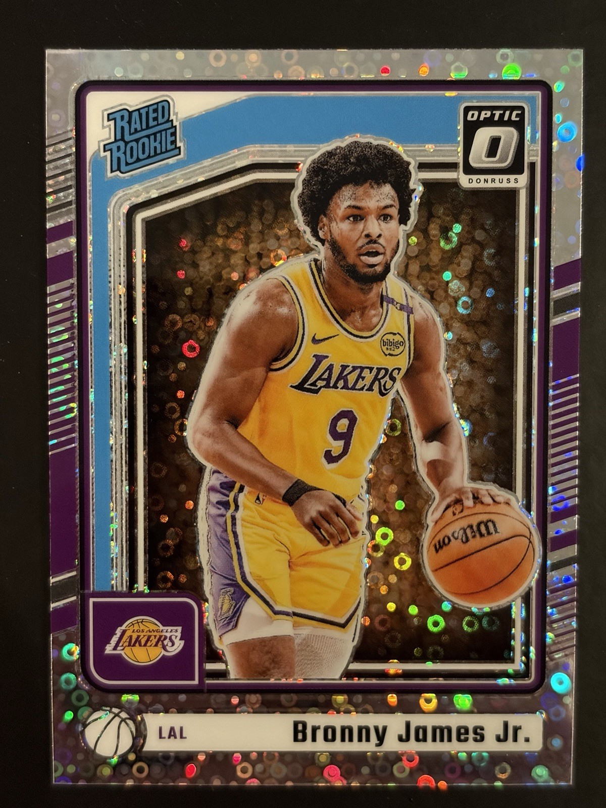 2024-25 Panini Donruss Optic - Bronny James #282 Fast Break Holo Prizm (RC)