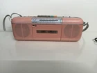Sharp QT-50 P Boombox Cassette Radio - 1986 Vintage Stranger Things - Tested