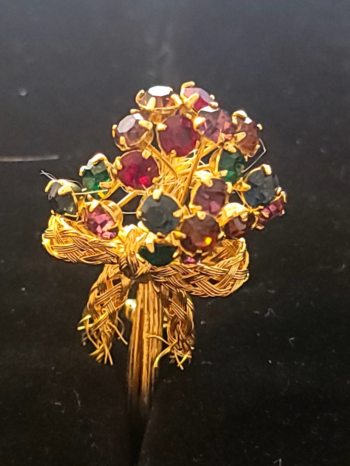 Direction One Signed VTG Multi-colored Rhinestone… - image 4