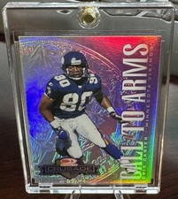 1998 LEAF ROOKIES & STARS CRUSADE PURPLE #30 CRIS CARTER (#039/100) HOF (D72)