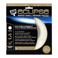 DAP 7079809165 Repair Eclipse Wall Patch, 6 Inch, Clear, White 6 