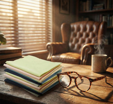 12 PCS Microfiber Cleaning Cloth for Glasses 6"X7" , Premium Eyeglass Cleaning