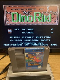 Adventures of Dino-Riki Nintendo Entertainment System NES Tested & Authentic Ex