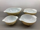 Vintage Pyrex Cinderella Nesting Mixing Bowls Homestead Complete Set Of 4