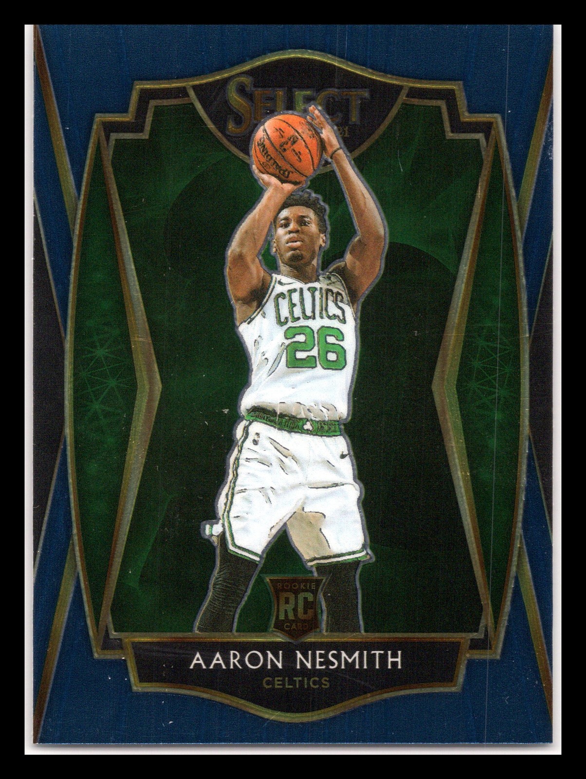 2020-21 Panini Select #190 Aaron Nesmith Blue Rookie Boston Celtics