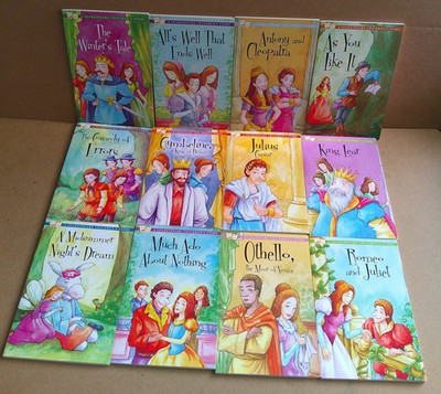 Shakespeare Children's Stories Set Paperback Books ( sequence 1 - 12 )