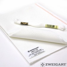 Zweigart Fabric 25ct Lugana opalscent White