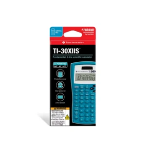 NEW TEXAS INSTRUMENTS CALCULATOR TI-30XIIS TWO LIN SCREEN SAT, ACT, AP BLUE B4