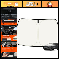 Custom Fit Windshield Sun Shade For Suv - Full Coverage Reflective Blocks Uv R Custom Fit Windshield Sun Shade For Suv - Full Coverage Reflective Blocks Uv R
