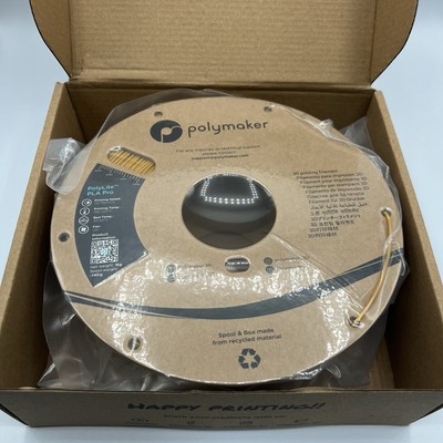 Polymaker PolyLite PLA Pro Gold 1.75mm 3D Printer Filament 1kg Spool NEW SEALED