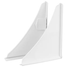 5.5 In. X 7 In. Small Adhesive Plastic Splash Guard for Showers and Tubs Guard 