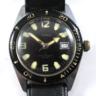 Vintage 1970 Timex Sub 200M Diver Manual Wind Wrist Watch Runs lot.x