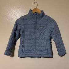 Patagonia Youth Light Blue Outerwear Nano Puff Jacket Size S