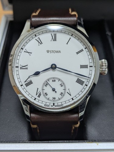 STOWA Marine Original Manual Hand-Winding Watch Roman Numeral Dial 41mm
