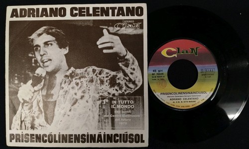 ADRIANO CELENTANO Prisencolinensinainciusol Disc Jockey DISCO 45 GIRI NEAR MINT-