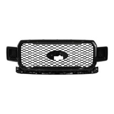 MagicKit Front Grille Assembly For Ford F-150 F150 XLT (2018-2020) - Agate Black, No Camera - View #2