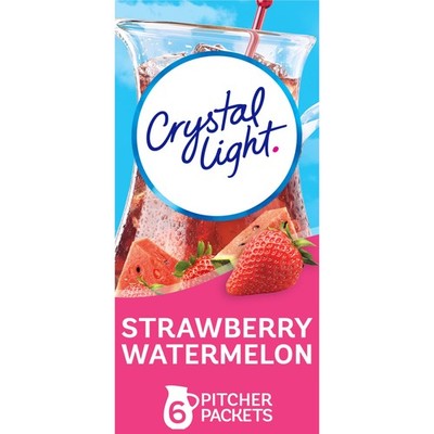 Sugar-Free Strawberry Watermelon Low Calories Powdered Drink Mix 6 Count Pitc...