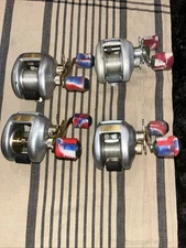 Lot of 4 SHIMANO CHRONARCH 100MG  BAITCASTING REELS 6 BEARING