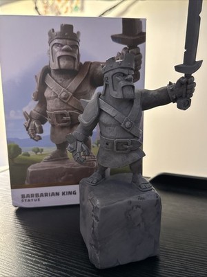 Supercell Clash Of Clans Barbarian King Statue Limited Edition