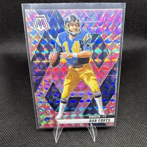 Panini Mosaic 2025 Dan Fouts San Diego Chargers Prizm Football Card #93 Pink