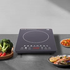 750W Portable Kitchen Countertop Induction Cooktop Burner Electric Hot Stove