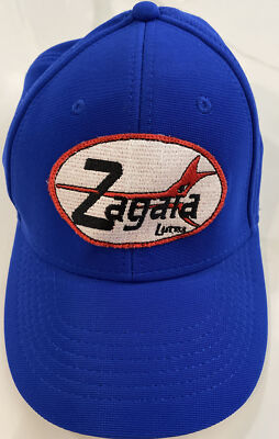 Zagaia Lures TOMFLEX Adjustable Hat Cap Fishing Blue & White | eBay