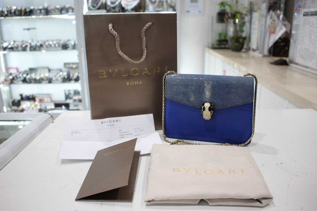 カルングレザー【Bvlgari】Serpenti Forever チェーンウォレット カルングレザー【Bvlgari】Serpenti Forever チェーンウォレット