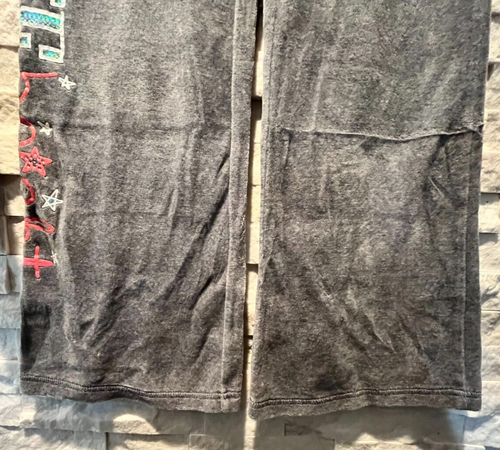 EUC Girl's LOT of 2 JUSTICE Drawstring Waist Wide Leg Velour Sweatpants 12 - Picture 13 of 16