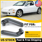 For 1993-1997 Honda Del-Sol Black Driver Passenger Targa Top Roof Lock Handles (For: Honda)