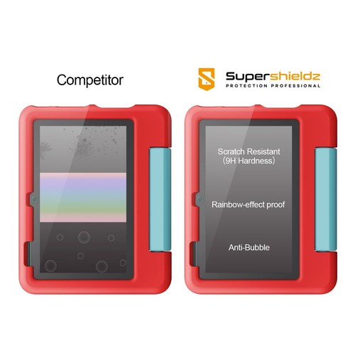 2x Supershieldz Tempered Glass Screen Protector for Fire 7 / Fire 7 Kids 2022 - Picture 2 of 5