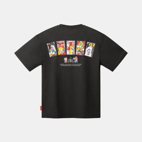 Super Mario Hanafuda T-Shirt Black M Nintendo Store Exclusive 2025 Brand New - Picture 2 of 4
