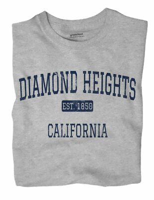 Diamond Heights California CA T-Shirt San Francisco EST