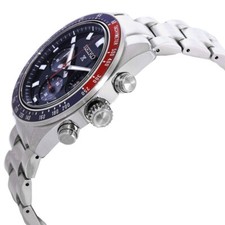 Seiko Men's Prospex Speedtimer Chronograph Blue Dial Watch - SSC913P1 NEW 2