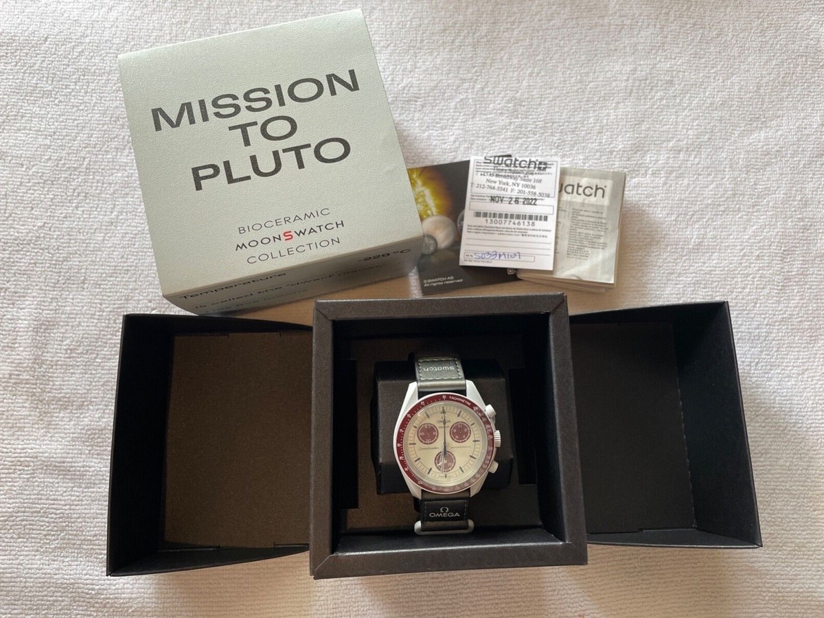 OMEGA×swatch MissiontoPluto Swatch Moonswatch 