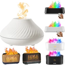 Cute Fire Flame Aroma Diffuser, Essential Oil, Air Humidifier, LED Aromatherapy