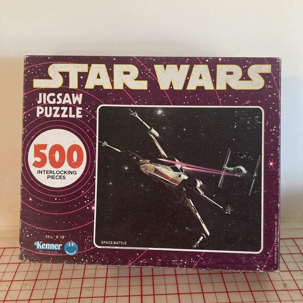 Vintage Kenner Star Wars Space Battle Jigsaw Puzzle 1977 500 Pieces B30