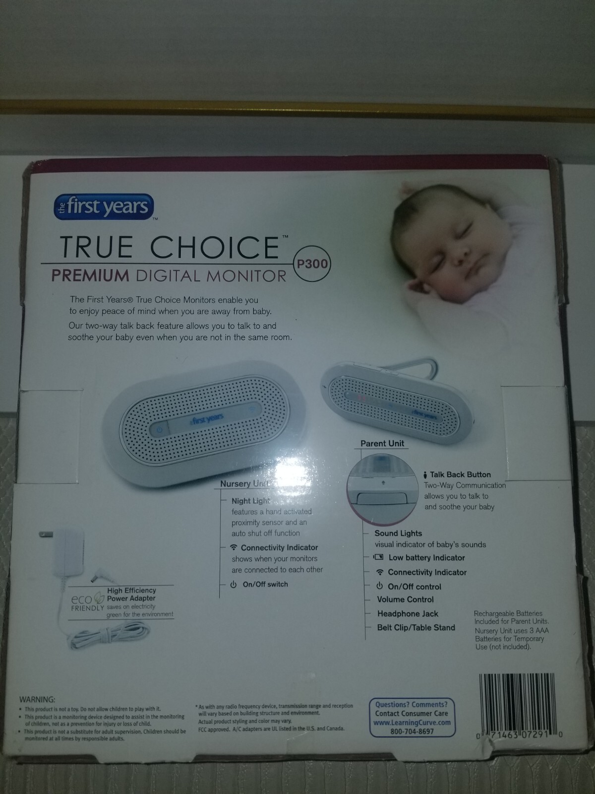 Baby Monitor First Years True Choice Parent Finder Digital Baby Monitor-image