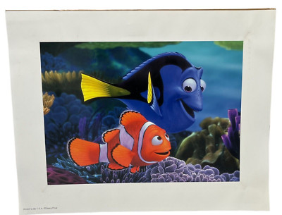 Finding Nemo Framed Nemo and Dory Disney 11x14 Plexiglass
