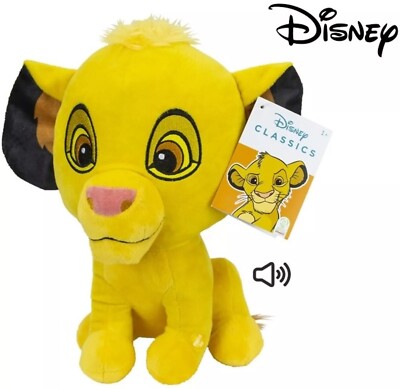 Simba Plüschtier 28 cm   König der Löwen   Kuscheltier mit Soundfunktion