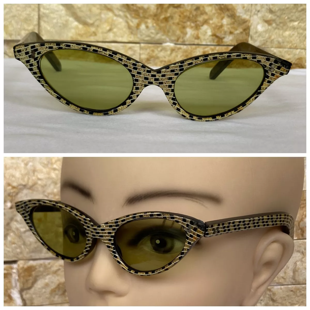 Vintage style sales cat eye sunglasses