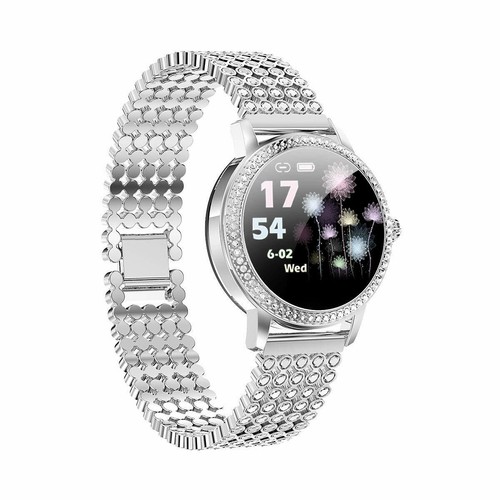Aliwisdom Smartwatch per donna bambini, 1,08'' rotondo Smartwatch Fitness |  eBay
