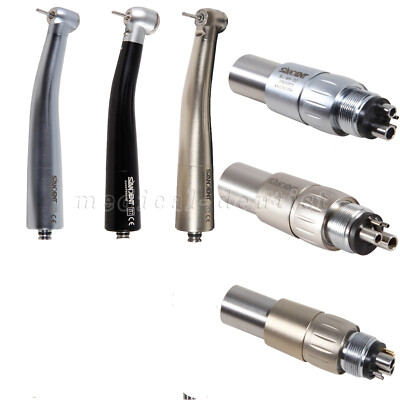 Dental High Speed/LED E-generator/Fiber Optic Handpiece 4/6H Quick Coupler X
