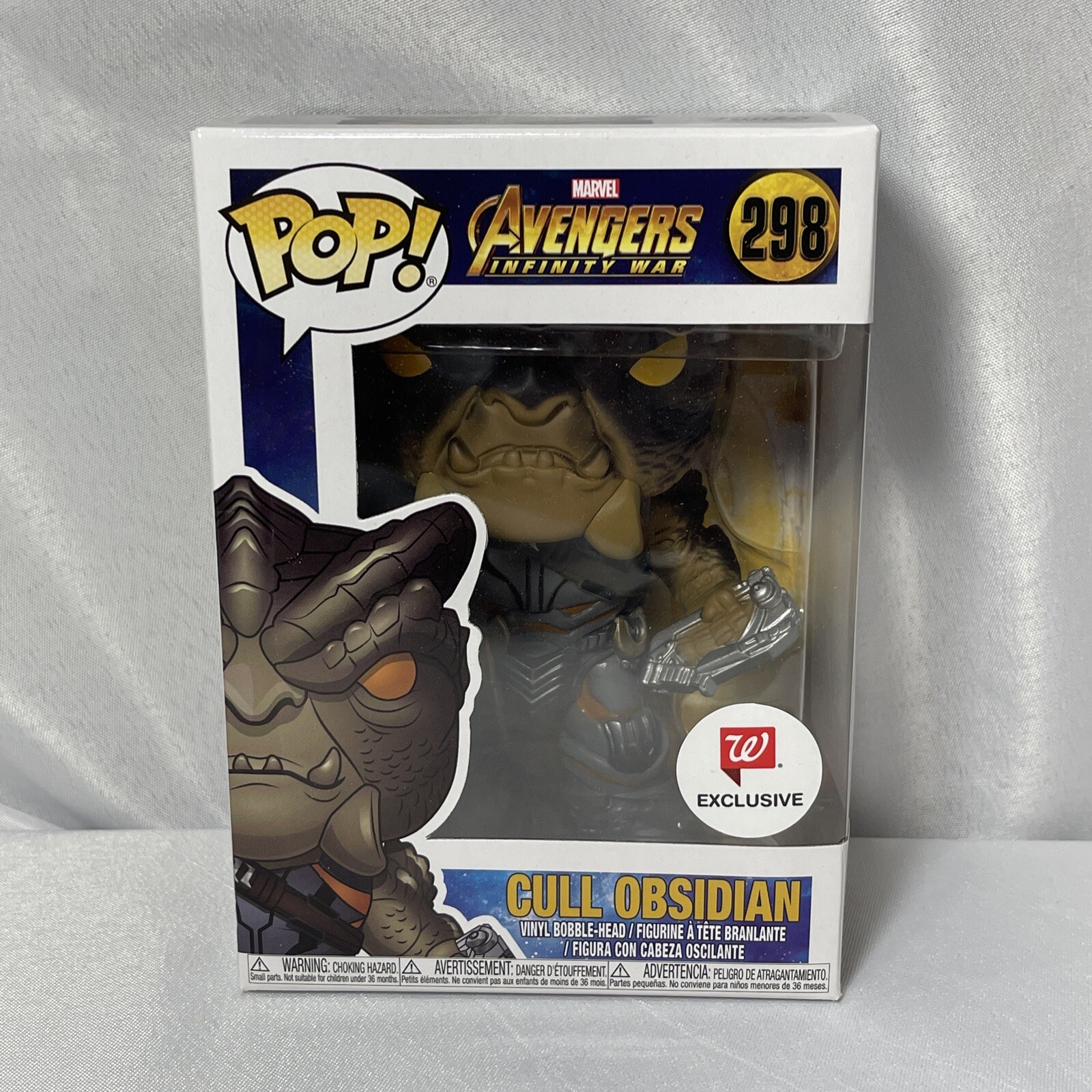 Funko Pop! Marvel Avengers Infinity War 298 Cull Obsidian Walgreens Exclusivo