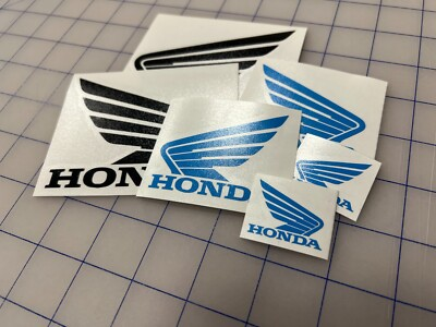 #ad Set of 2 Vinyl Decal Wings for Honda Racing Car Honda Racing Cars ATVs MX Trucks $18.99