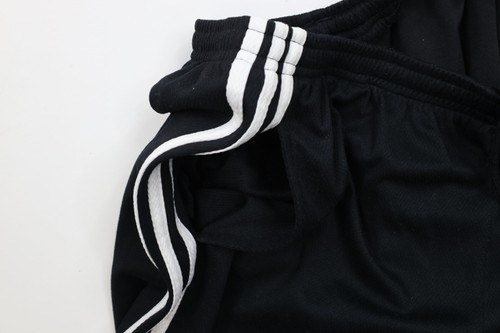 Vintage 90s Y2K Adidas Womens Medium Spell Out Flared Wide Leg Knit Pants Black - Picture 10 of 14