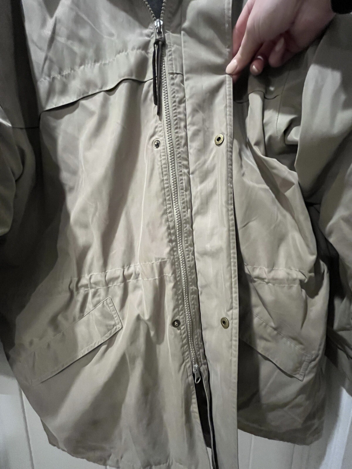 Baracuta Multipocket Hunting Jacket Wool Lining X… - image 3