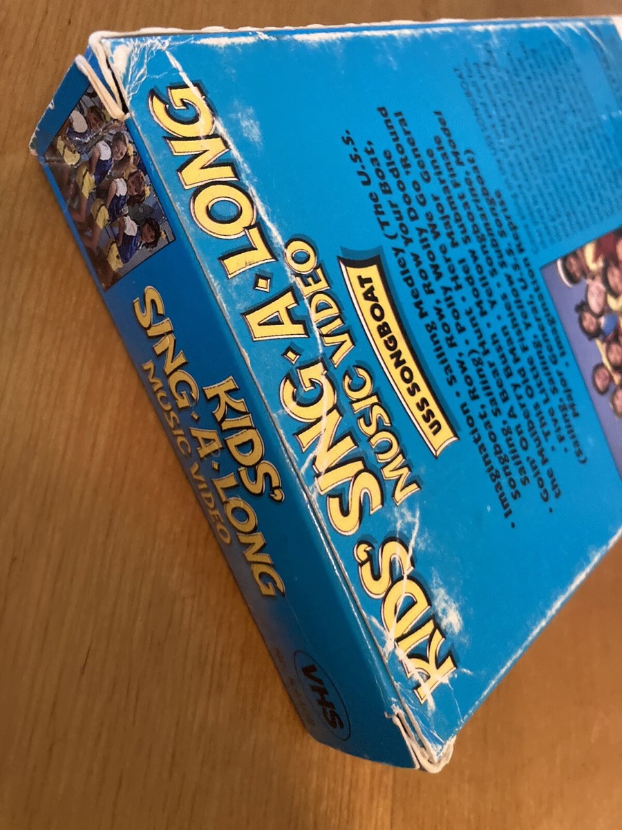 Kids' Sing-A-Long Music Video VHS Tape 1989 Yellow Submarine
