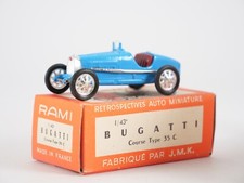 RAMI JMK n° BUGATTI Course Type 35 C 1928 neuf  en boite 1/43