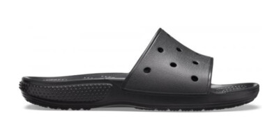 Crocs Classic Damen Flip Flops Schwarz Slide Schwarz